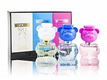 Парфюмерный набор Moschino Miniature Collection Toy 2/Toy 2 Bubble Gum EDT/Toy 2 Bubble Gum EDP 3x30 ml оптом в Нижний Новгород 
