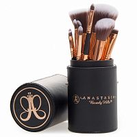 Набор кистей для макияжа Anastasia Beverly Hills 12 штук в тубе оптом в Нижний Новгород 