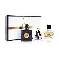 Парфюмерный набор Yves Saint Laurent Black Opium/Mon Paris/Libre 3x30 ml оптом в Нижний Новгород 