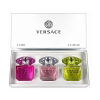 Парфюмерный набор Versace Bright Crystal/Bright Crystal Absolu/Yellow Diamond 3x30 ml оптом в Нижний Новгород 